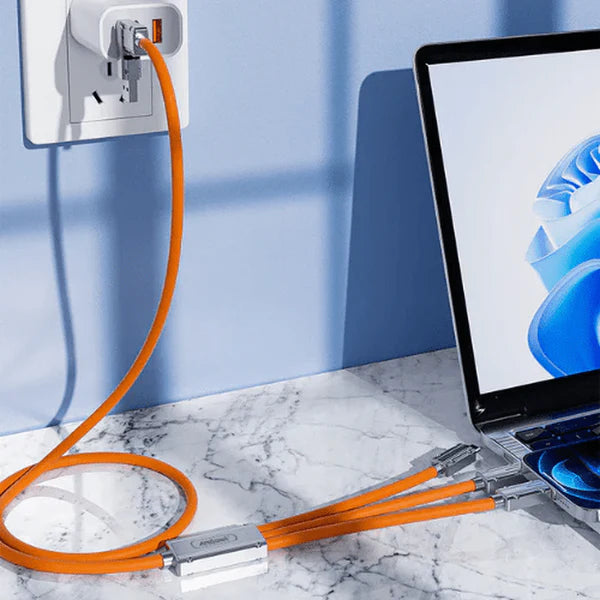 120W Ultra-Fast 3-in-1 Charging Cable