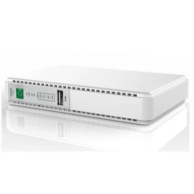12000mAh Mini UPS Power Bank for Routers, WiFi & Security Cameras